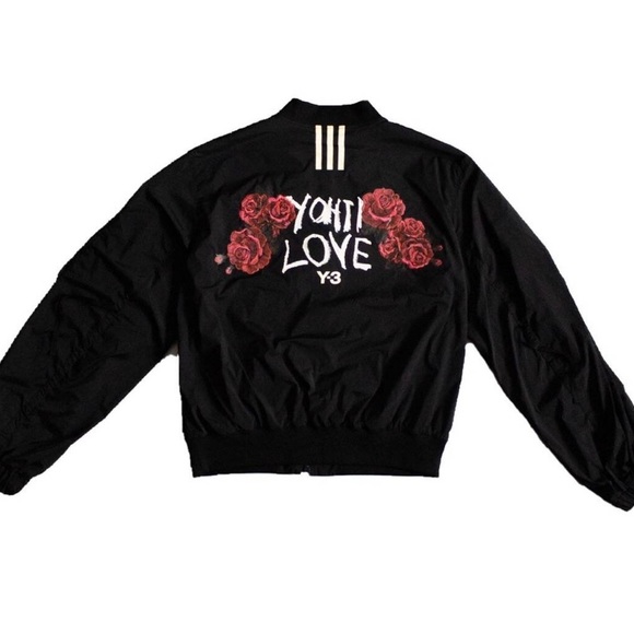 yohji y-3 love roses bomber jacket - Picture 3 of 6